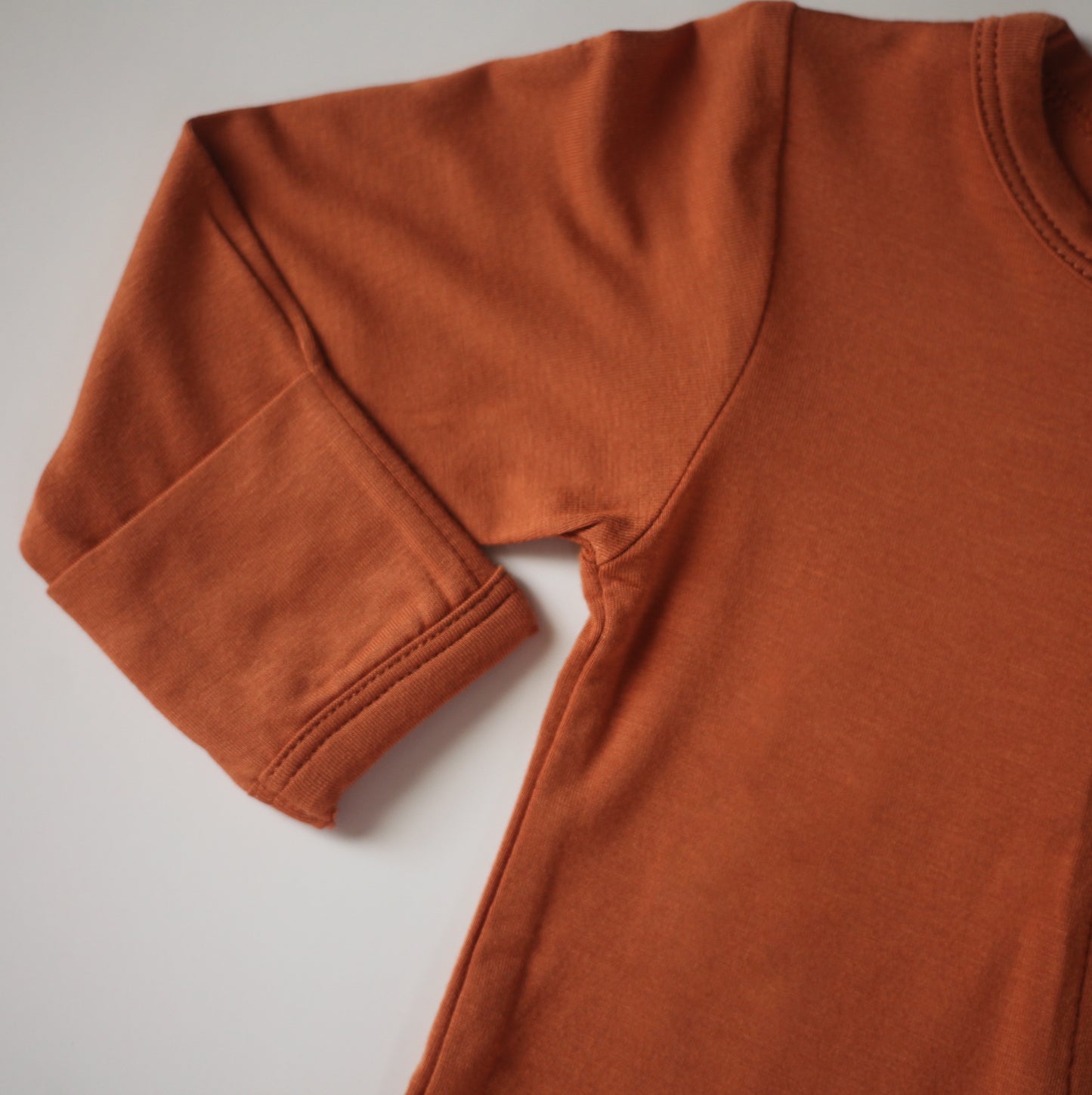 Bamboo Bodysuit in Terracotta