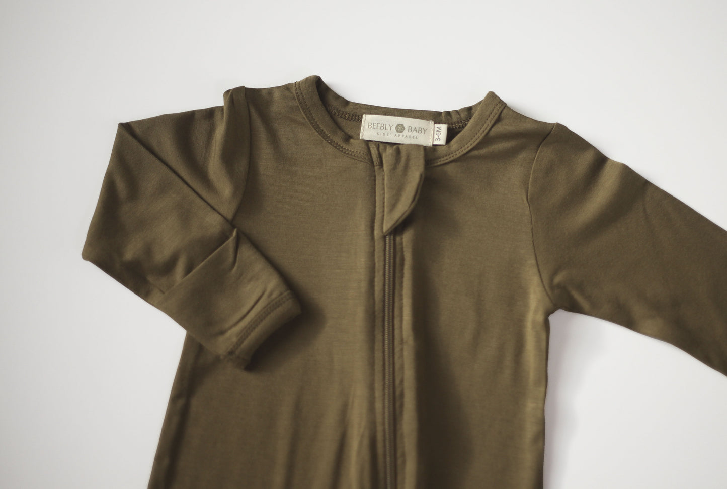 Bamboo Bodysuit in Army Green