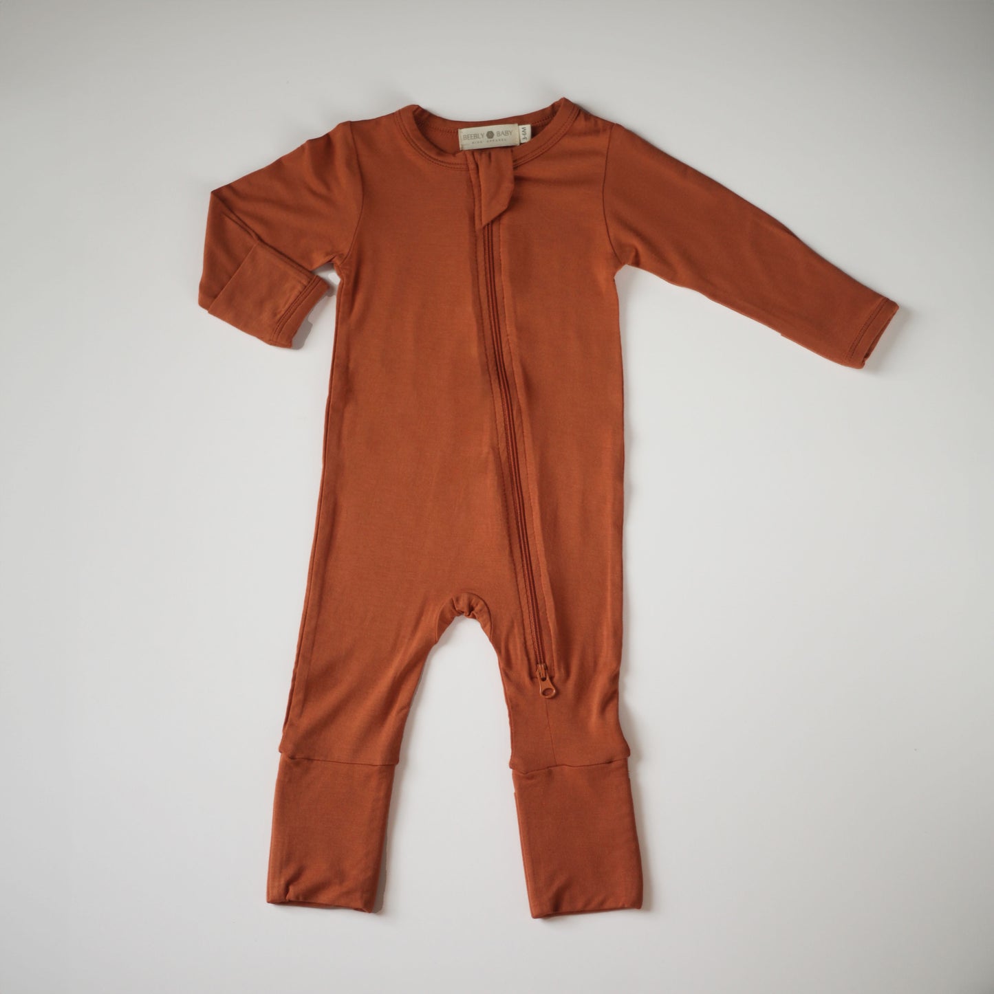 Bamboo Bodysuit in Terracotta