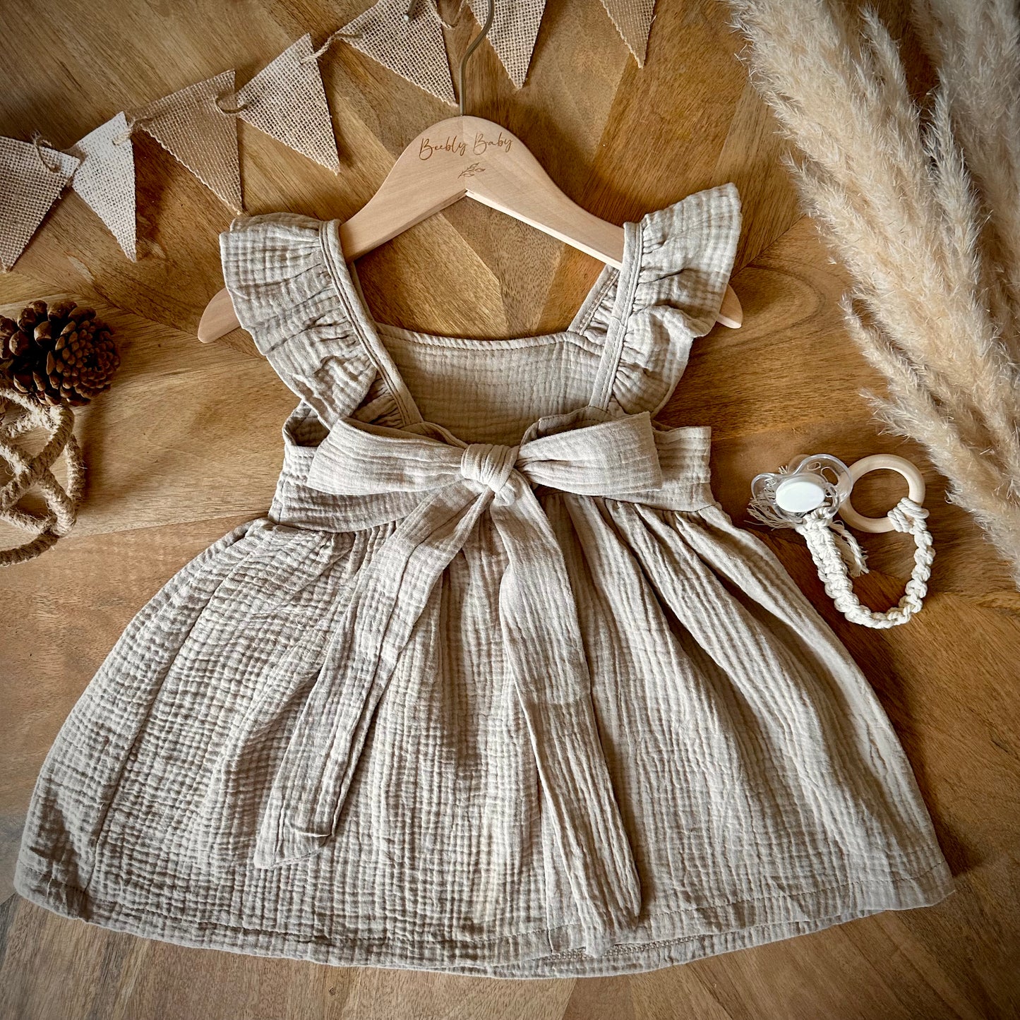 Stella Dress in Beige