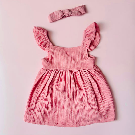 Stella Dress in Rose