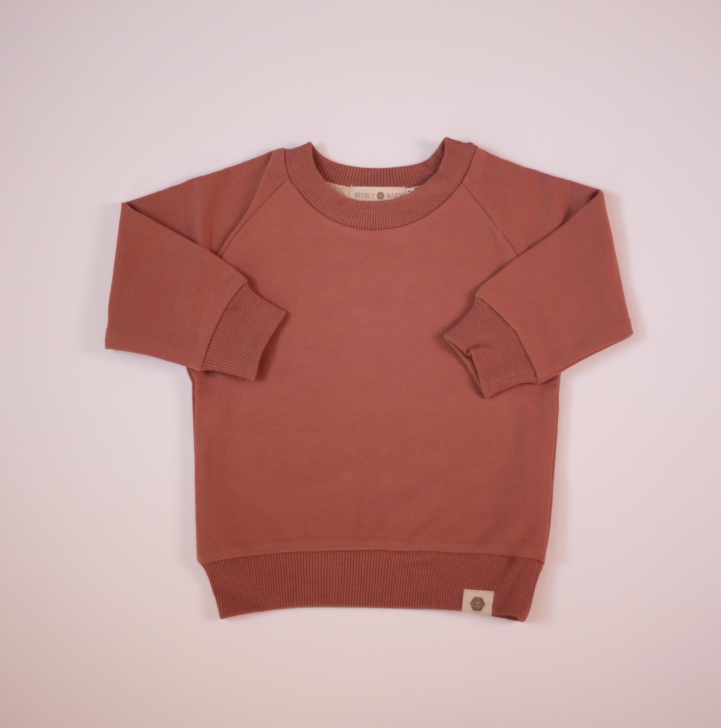 Teddy Sweatshirt in Rose