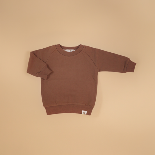 Teddy Sweatshirt in Cocoa