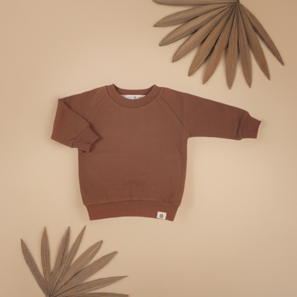 Teddy Sweatshirt in Cocoa